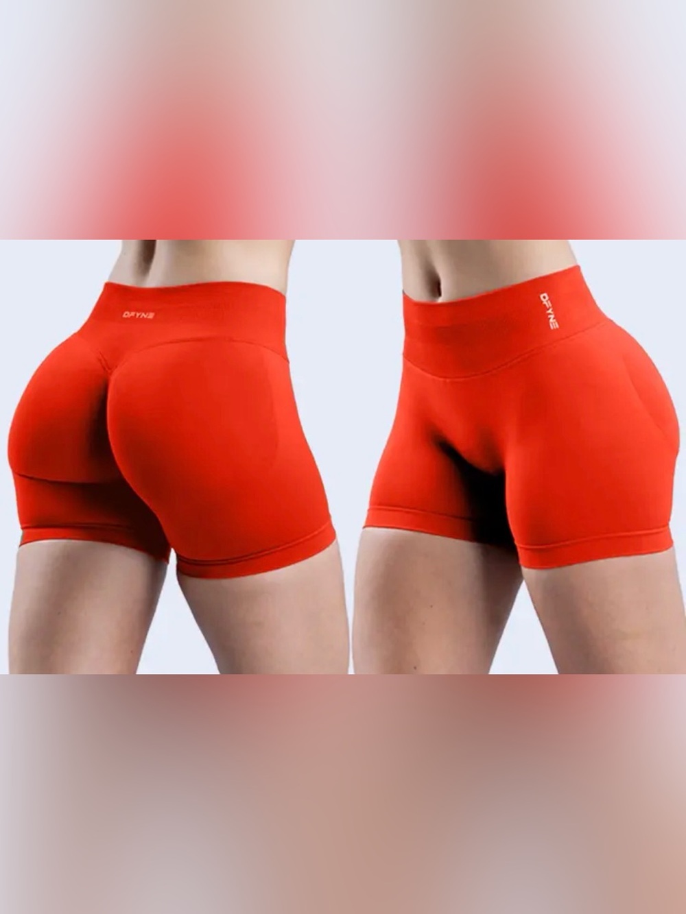 DFYNE Scrunch Butt Shorts Red XS NWT IN PACKAGE